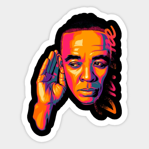 Beats by dre sticker top